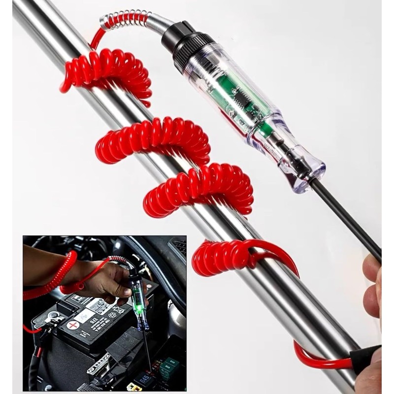 Circuit Tester, 3-70v Dc Voltage Tester with Digital Test Light