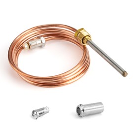 CQ100A1005 Thermocouple Compatible with Resideo Gas Furnaces, Water Heaters ＆ Boilers, 36" Thermocouple Fits for Twist-in, Clamp-in and Push-in Type Pilot Burners, Water Heaters Replacement Parts