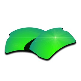 Polarized Replacement Lenses for Oakley Flak 2.0 XL - Green Mirrored Coating