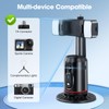 Car Face Tracking Tripod, 360° Rotation Phone Stand, Gesture Control,