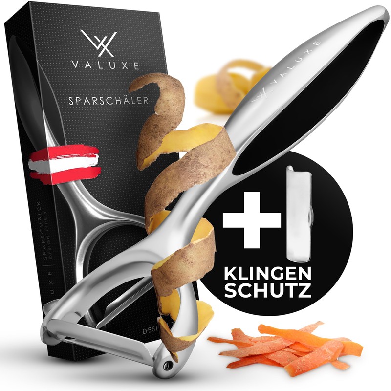 VALUXE® Premium Peeler with Sharp Stainless Steel Blade and Non-Slip