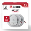 Kidde Hardwired Smoke Detector, AA Battery Backup, Interconnectable, LED Warning