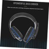 KONTONTY Noise Reduction Gaming Headphones with Flexible Retractable Headband Compatible