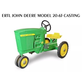 ERTL John Deere 20-63 Casting Pedal Tractor Metal Sign: 12x16" & Free Shipping