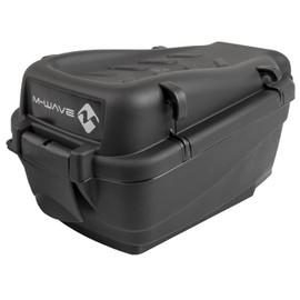 M-Wave Amsterdam Easy Box Rear Carrier Top Case, 5 Liter Small/Medium, Black