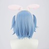 Cosplay Wig, Toda Pekora Blue White Gradient Heat Resistant Wig