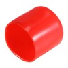 sourcing map Rubber End Caps 45 mm ID Vinyl Round