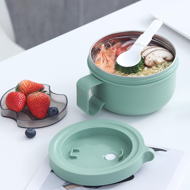 Insulated Bowl Leakage Proof 304 Stainless Steel Interior Thermal Soup