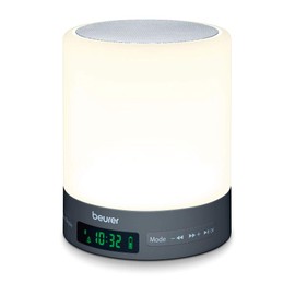Beurer WL50 Wake Up Light | Daylight Table Lamp | Helps to Support The Sleep Rhythm | LED Technology | FM Radio with 10 Memory Spaces | Bluetooth & Aux Input | 3 Light Levels