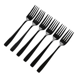 Uumitty Set of 12 Pieces Stainless Steel Dessert Forks, Small Fork for Dessert, Pastry, Fruit, Salad