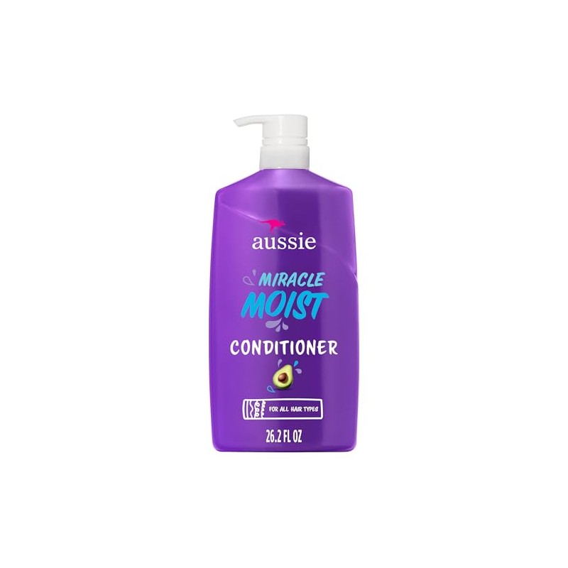 Aussie Miracle Moist with Avocado & Jojoba Oil, Paraben Free