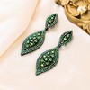 Flyonce Rhinestone Clip On Earrings for Women Bridal Wedding for