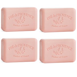 Pre de Provence 250g Soap Bar, Pack of 4 - Peony