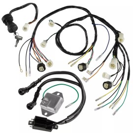 Caltric Wire Harness Regulator Ignition Switch Coil fits Yamaha Banshee 350 YFZ350 87-94