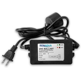 RONAQUA 100-120V 25W Electronic Ballast for 6 GPM UV Water Sterilizer with Four Prong Connection to Lamp and Green/Red Indicator Light