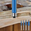 Router Bits 1/4 Shank – 4 Pcs Flush Trim Router