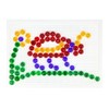 Lena 35627 Mosaic Plug-In Game Set, Mosaic with 120 Transparent