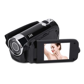 Video Camera Camcorder, Full HD Rotation 16X High Definition Vintage Fosa Video DV Camera Amcorder Handycam Digital Camcorder (Black)