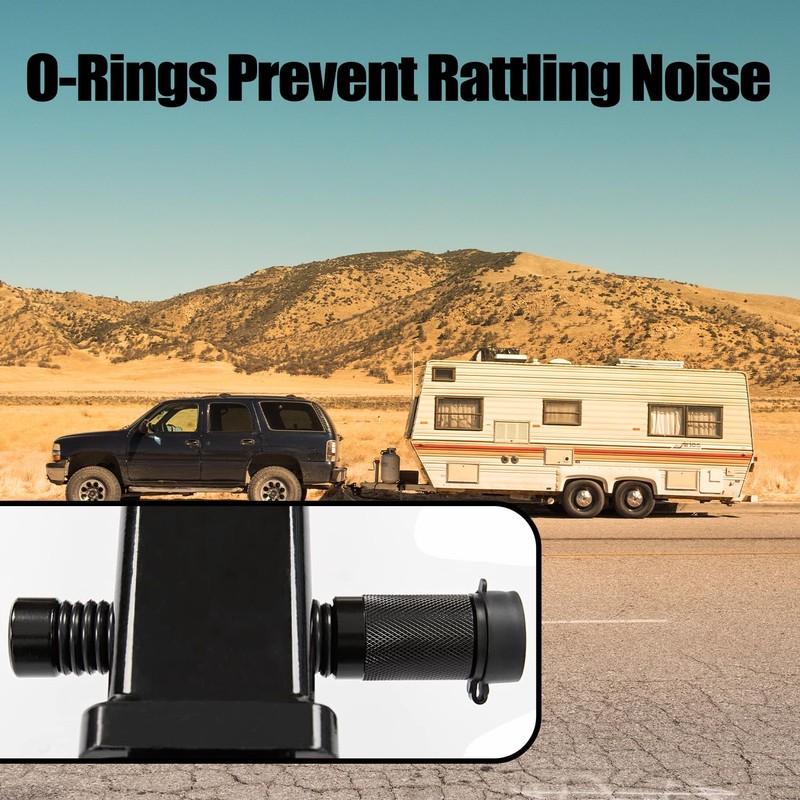 Sutekus 5/8" Trailer Hitch Lock Anti-Theft Steel Locking Hitch Pin