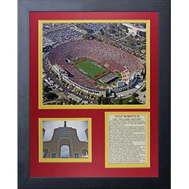 Legends Never Die "USC Memorial Coliseum Framed Photo Collage, 11 x 14-Inch, (12229U)