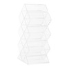 WOONEKY Transparent Acrylic Lipstick Holder Compact Makeup Storage Organizer for