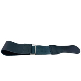 G.B.S Premium Leather Strop for Honing Sharpening Shaving Straight Razors, Kitchen Cutlery, Hunting Knife Edge Blade, Fish Knives (Black)
