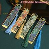 MAIHUO 4 Pcs Metal Bookmarks with Tassels,Bookmark for Women,Monet Van
