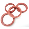 RONAL 4x Centring Rings 68.0-57.1/68 to 57.1 Red Compatible with