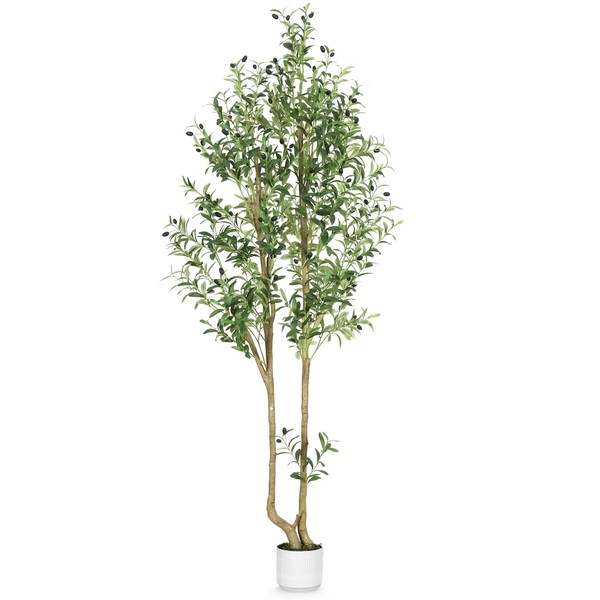 HZXGCP Olive Tree Olive 7 feet, Artificial Olive Tree with