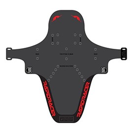 RRP Unisex's Enduro Mudguard, Black/Red, Large