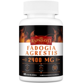 Rapsdayci Fadogia Agrestis, 2400 mg, Highly Effective 50:1 Extract, Powerful Fadogia Agrestis Supplement for Endurance, Power, Drive and Performance (Pack of 60)