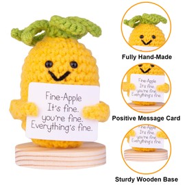 Mwmoeen Funny Positive Penguin, Positive Potato Pocket Hug Gifts Best Friend Gifts for Girlfriend Small Gifts for Women