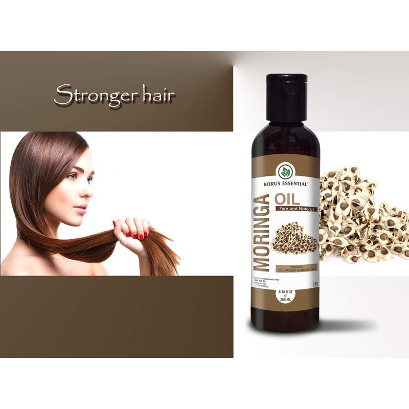 Korus Essential 100% Pure and Natural Moringa Oil 200ml |