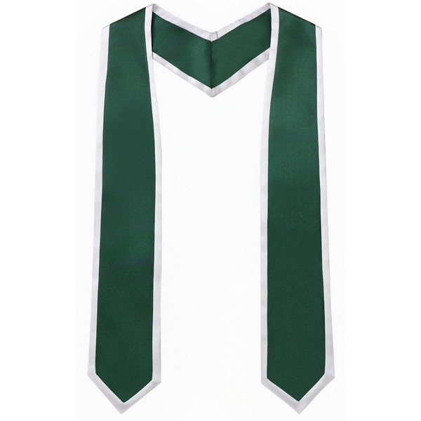 Newrara Deluxe Unisex Adult Plain Graduation Honor Stole Sash Classic