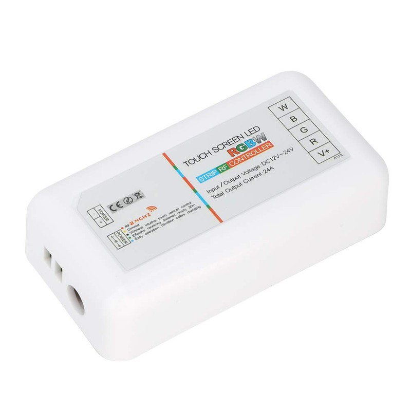 LED RGBW Controller Wireless Touch RF Remote Control for LED