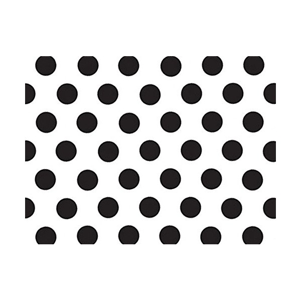 Black and White Polka Dot Tissue Paper - 20 Inch x 30 Inch - 24 XL Sheets Premium Paper Made in USA