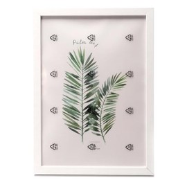 A4 size, 8.3 x 11.7 inches (21 x 29.7 cm), Wooden Frame, Stand, Black, Wall Mountable, Picture Frame, Landscape, Portrait, For Home and Office Use (White)