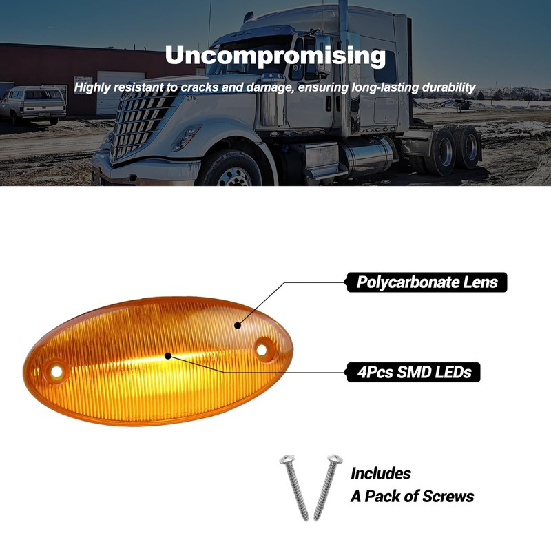 XtraGlow for International ProStar/LoneStar Workstar International Series Truck Cab Marker