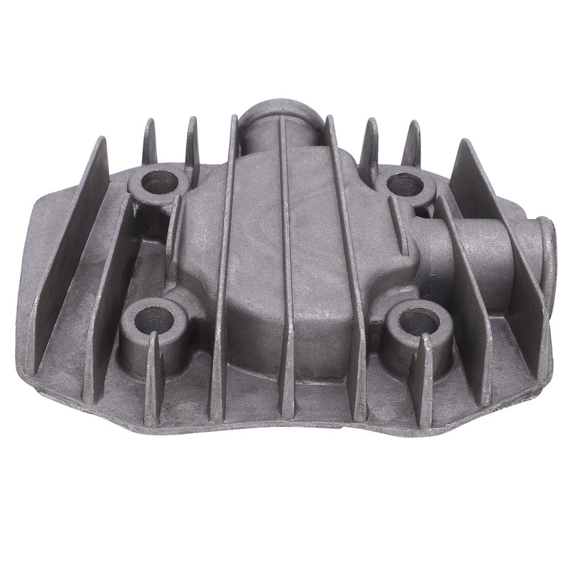 Air Compressor Cylinder Head Aluminum Cooling Parts Pneumatic for Replacement