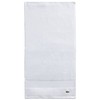 Lacoste Heritage Supima Cotton Hand Towel, White, 16" x 30"