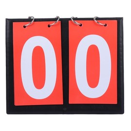 INOOMP 2-Digital Portable Table Top Scoreboard Flipper Scoreboard Score Keeper Score Flipper for Volleyball Basketball Tennis Table