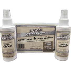 Stir Technologies Upholstery Cleaner Kit – 2-Pack Stain Removers for Couch, Sofa, Car Seats & Carpet – Targets Grease, Food, Oil, Beverage & Makeup Stains – Auto Interiors & Home Use – Made in USA