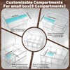 Aserelix Tea Bag Organizer, 2 Pcs Clear Tea Organizers, Acrylic
