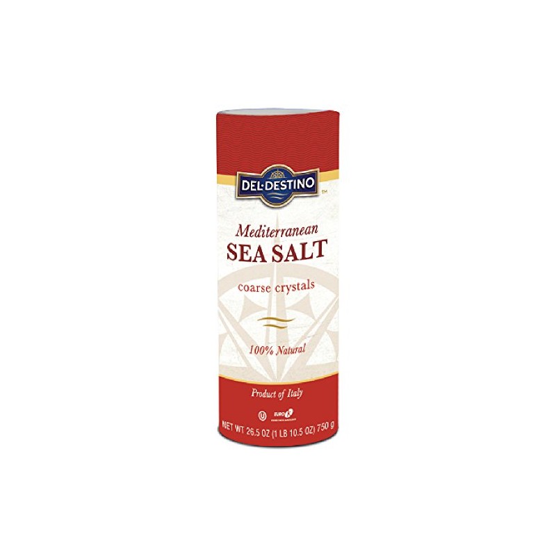 Del Destino Coarse Sea Salt, 26.5 Ounce (Pack of 12)