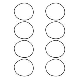 SING F LTD 8X Elastic Rubber Band Microphone Shock Mount Straps 330x3mm Compatible with Neumann U87 Ai TLM49 TLM67