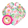 Mud Pie Baby Girl Floral Bib & Teether Set