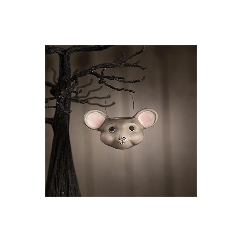 Bethany Lowe Mouse Bucket Ornament, (TD1211)