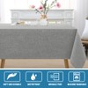 H.VERSAILTEX Rectangle Linen Textured Table Cloth Thick Fabric Wrinkle Free