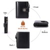SENDEFN Women's Bifold Genuine Leather Wallet, Anti-Skimming, Coin Purse, Large
