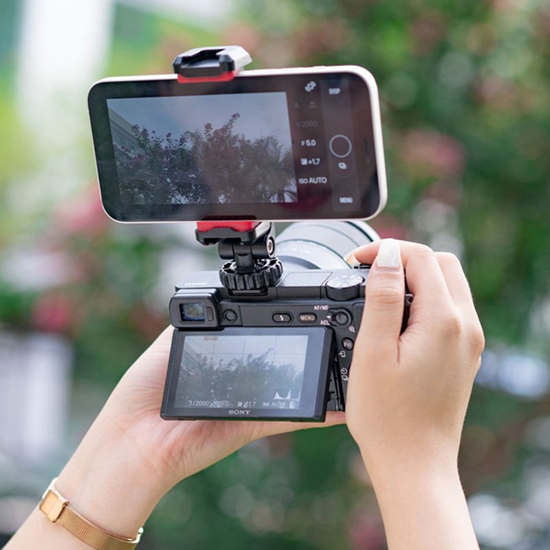 Smartphone Clip Holder 360 Degree Rotation Phone Tripod Mount with